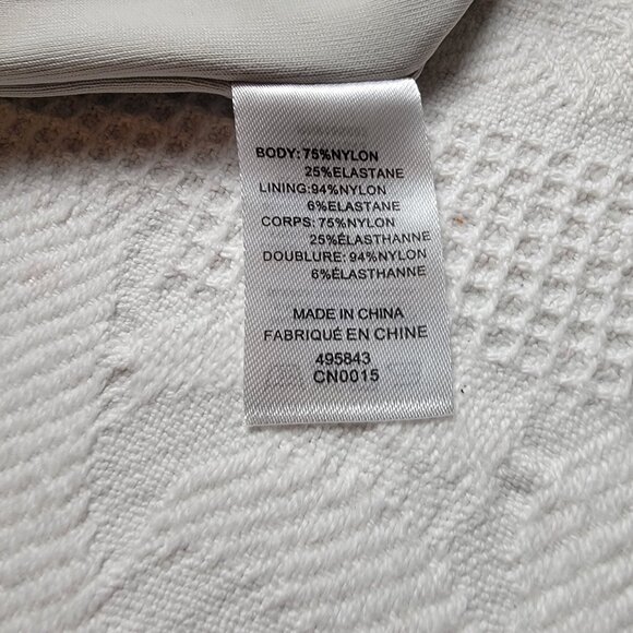 House of Harlow 1960 scoop neck bodysuit thong lined soft silky silver size‎ med - Picture 9 of 12